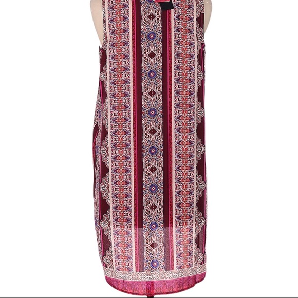 Label Rachel Roy NEW Boho V Neck Hi-Lo Tunic Tank Top Size Medium - Picture 3 of 5